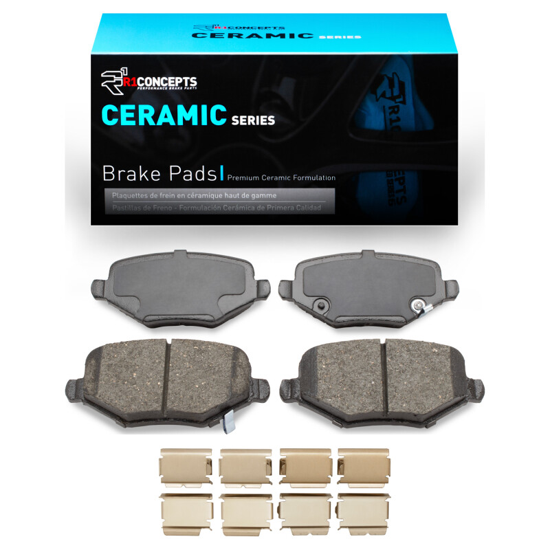 Dodge Journey Brake Pads - Rear - R1 Concepts - Ceramic - `09-`14 Dodge Journey Brake Pads - Rear - R1 Concepts - Ceramic - `09-`14